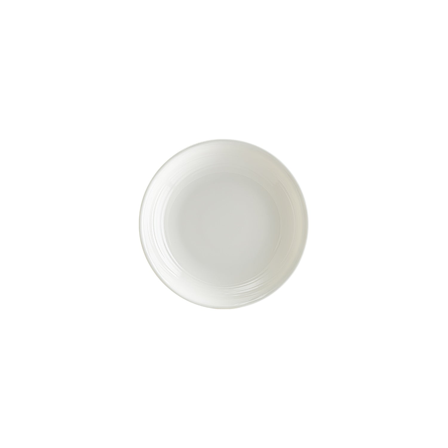 Bonna China Loop dia.8" h:1.5" 17 oz. Round Warm White Porcelain Bowl (Set of 4)