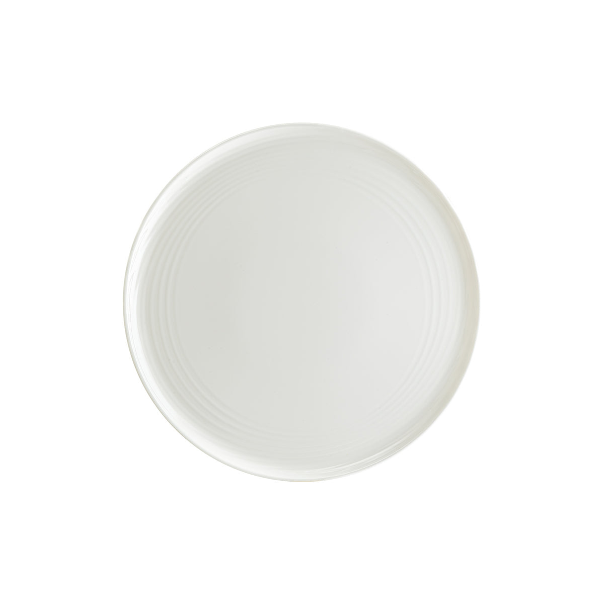 Bonna China Loop dia.12.75"  Round Warm White Porcelain Plate