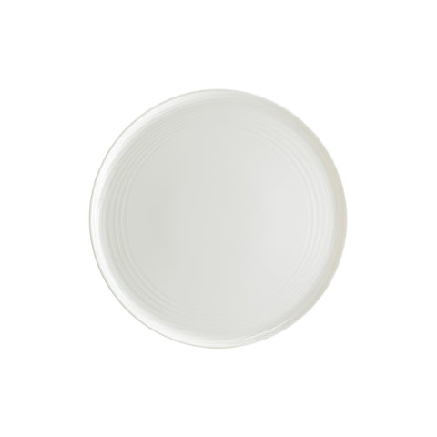 Bonna China Loop dia.12.75"  Round Warm White Porcelain Plate