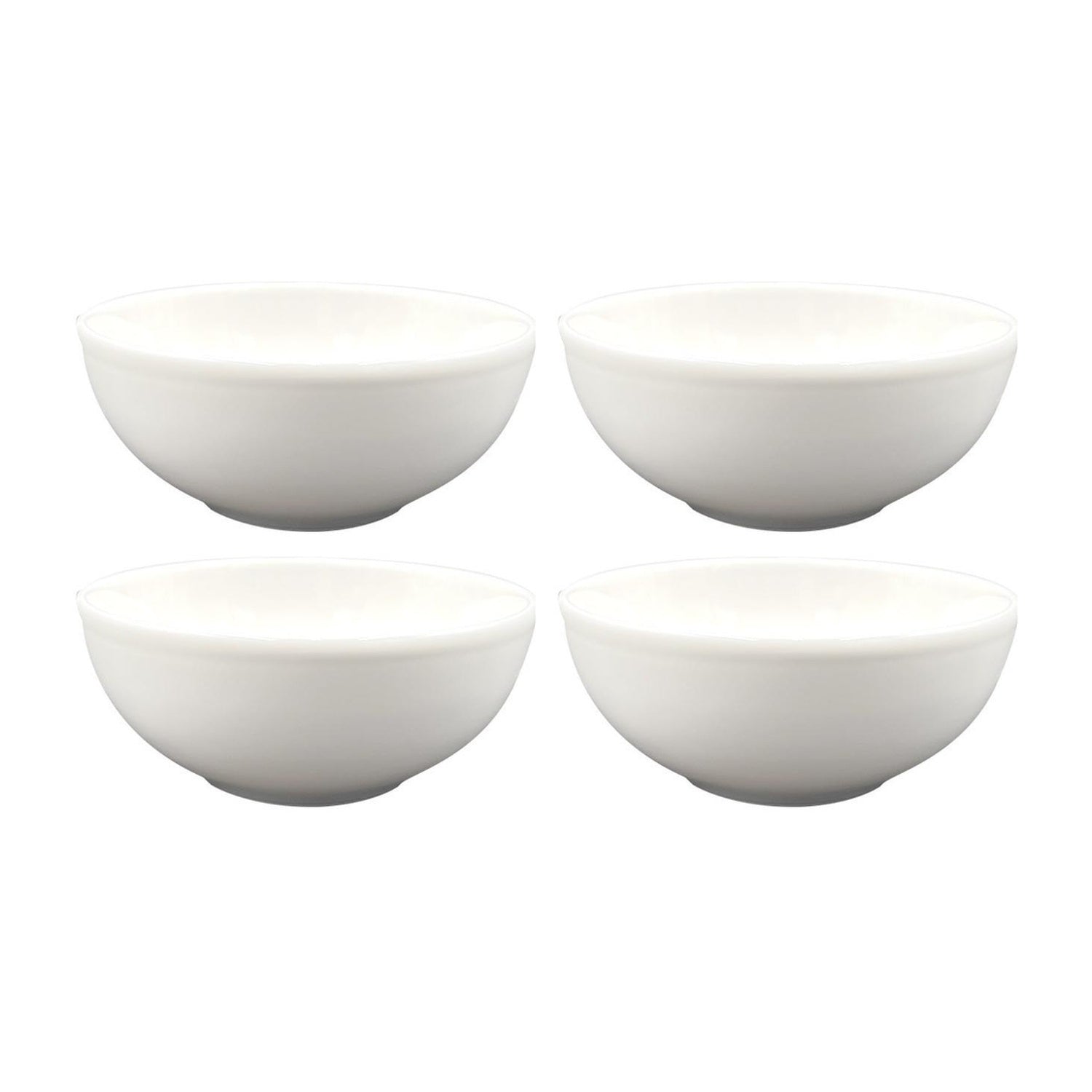 Bonna China Moove dia.5.5" h:2.5" 15 oz. Round Warm White Porcelain Bowl (Set of 4)