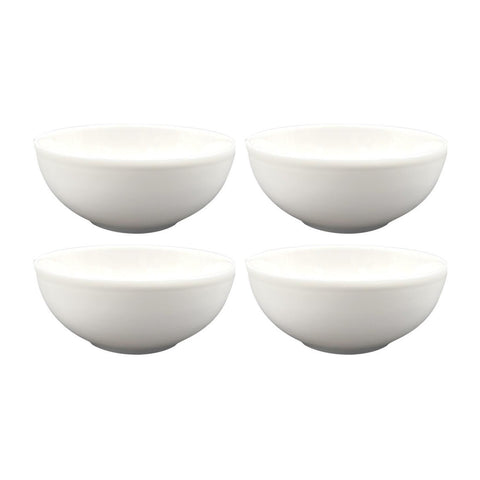 Bonna China Moove dia.5.5" h:2.5" 15 oz. Round Warm White Porcelain Bowl (Set of 4)
