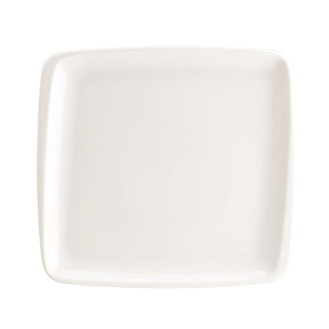 Bonna China Moove 10.5" x 10"  Square Warm White Porcelain Plate