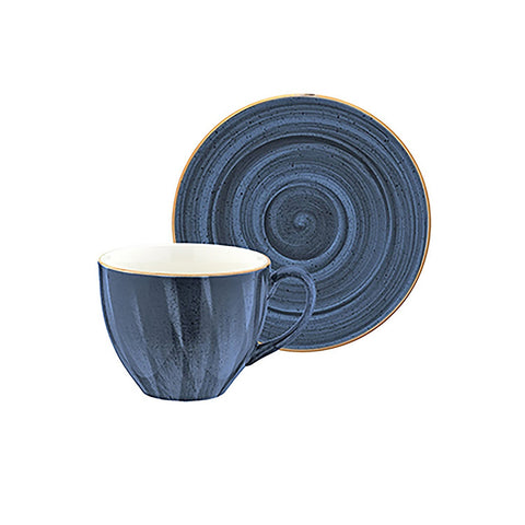 Dusk Bistro 3 oz. Espresso Cup+Saucer Set for 4