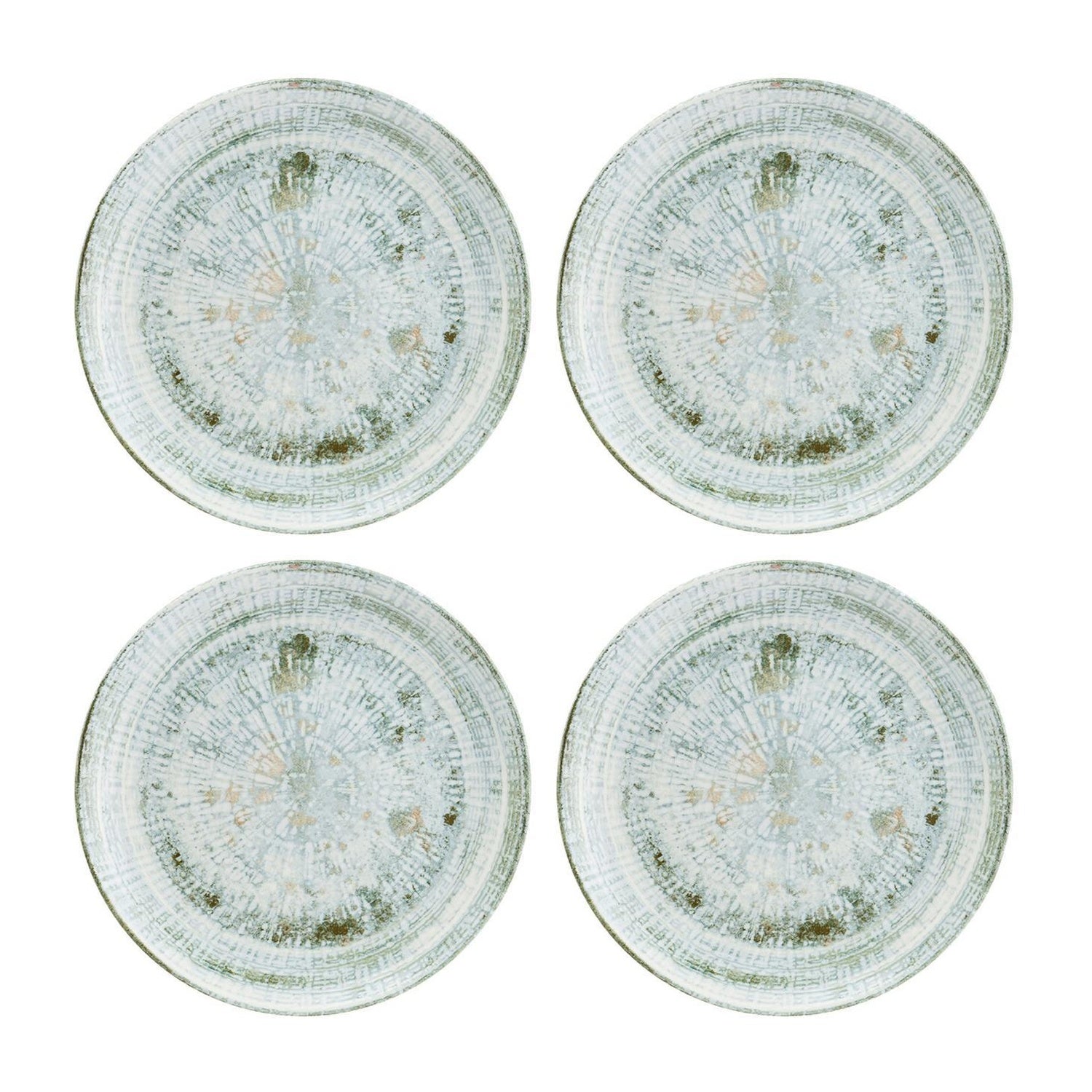 Bonna China Odette dia.7.5"  Round Decorated Porcelain Plate (Set of 4)