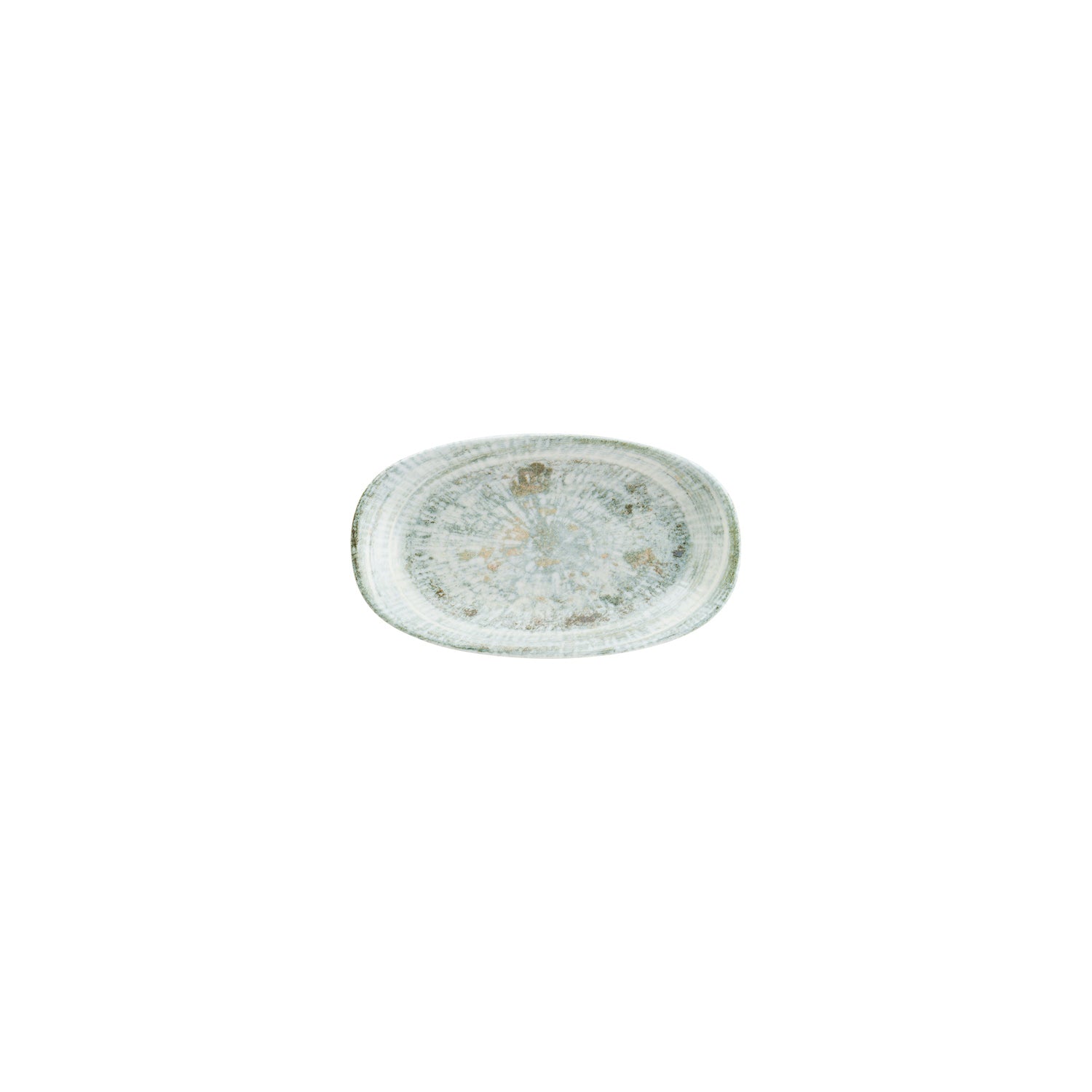 Bonna China Odette 7.5" x 4.25" x h:1" Oval Decorated Porcelain Platter (Set of 2)