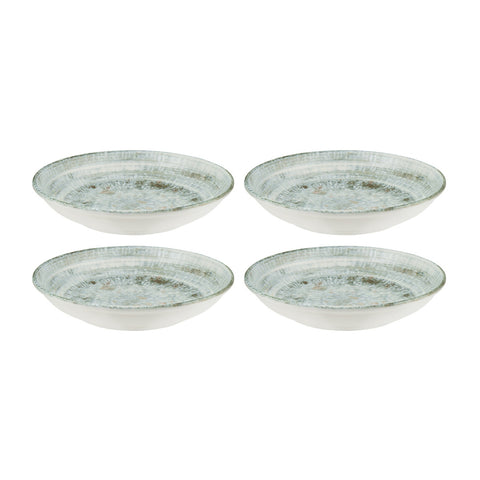 Bonna China Odette dia.8" h:1.5" 17 oz. Round Decorated Porcelain Bowl (Set of 4)
