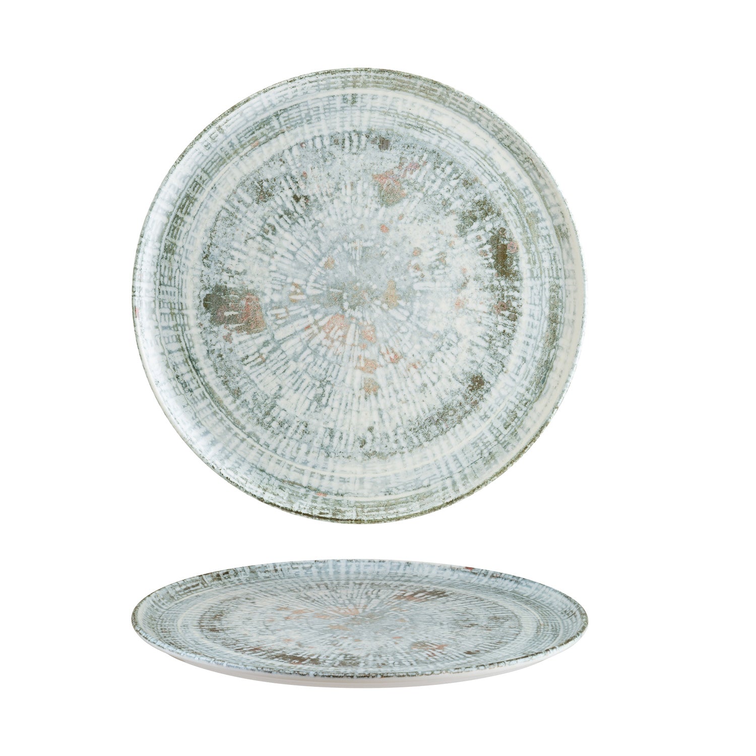 Bonna China Odette dia.12.75"  Round Decorated Porcelain Plate