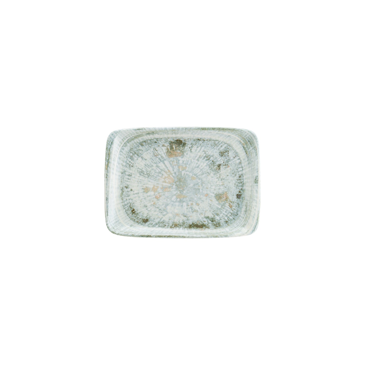 Bonna China Odette 9" x 6"  Rectangular Decorated Porcelain Plate (Set of 2)
