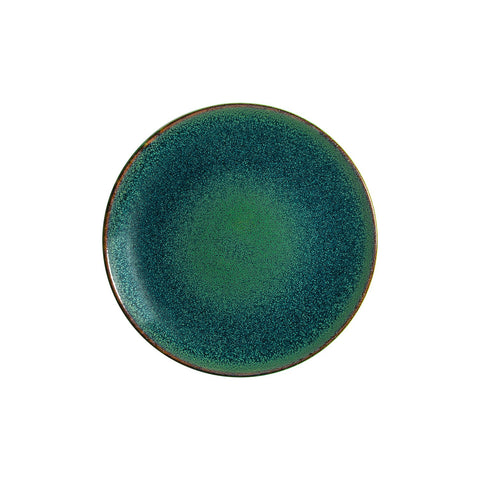 Bonna China Alanis dia.12"  Round Blue Porcelain Plate (Set of 4)