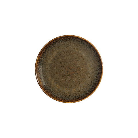 Bonna China Dhara dia.10.5"  Round Brown Porcelain Plate (Set of 4)