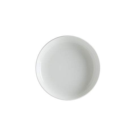 Bonna China Pott Bowl dia.10" h:1.75" 50 oz. Round Warm White Porcelain Bowl (Set of 2)