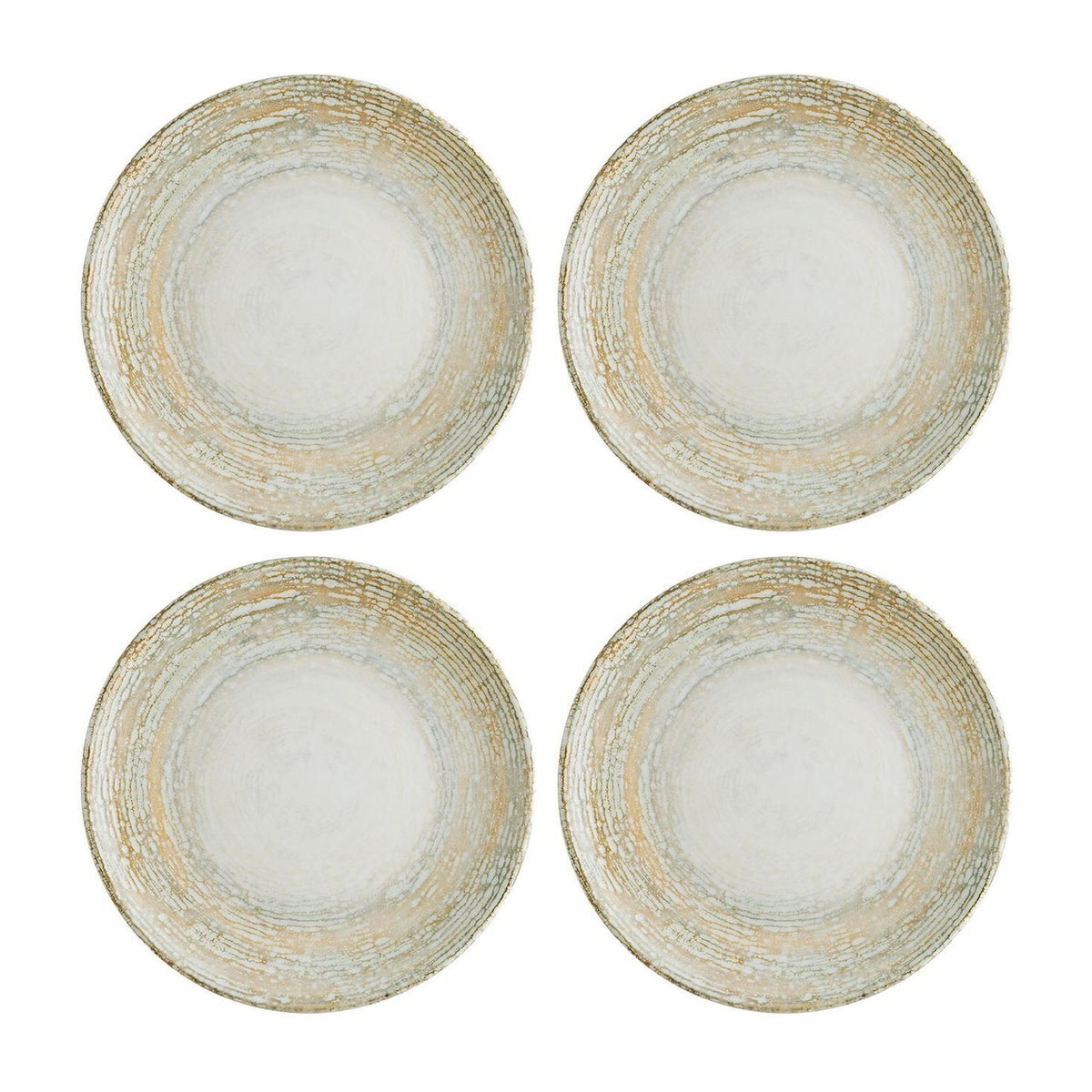 Bonna China Sands dia.9"  Round Decorated Porcelain Plate (Set of 4)
