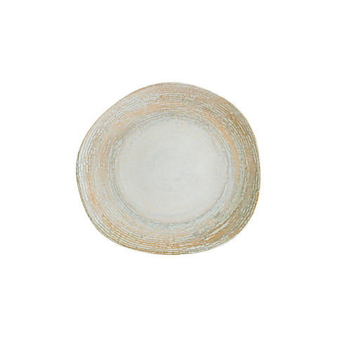 Bonna China Sands 11.5" x 10.5"  Organic Decorated Porcelain Plate