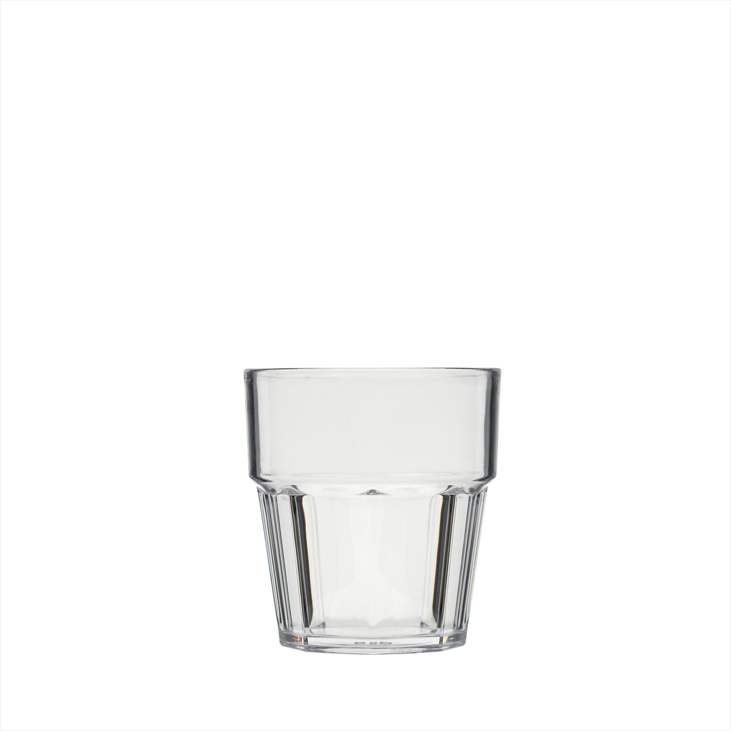 Round Clear Polycarbonate Tumbler  dia.3.25" h:3.5" 8 oz. (Set of 12)