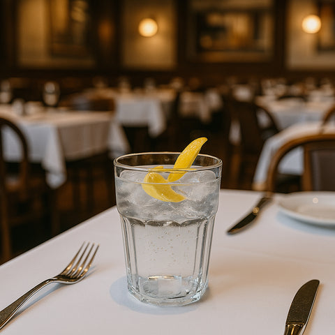 Casablanca dia.3.25" h:3.5" 8 oz. Round Clear Polycarbonate Tumbler (Set of 12)