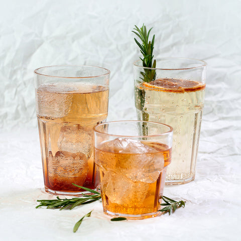 Casablanca dia.3.25" h:3.5" 8 oz. Round Frosted Polycarbonate Tumbler (Set of 12)