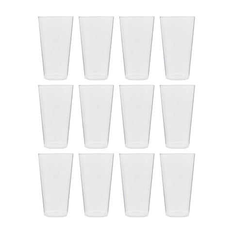 Round Clear Polycarbonate Tumbler  dia.3" h:4.75" 10 oz. (Set of 12)