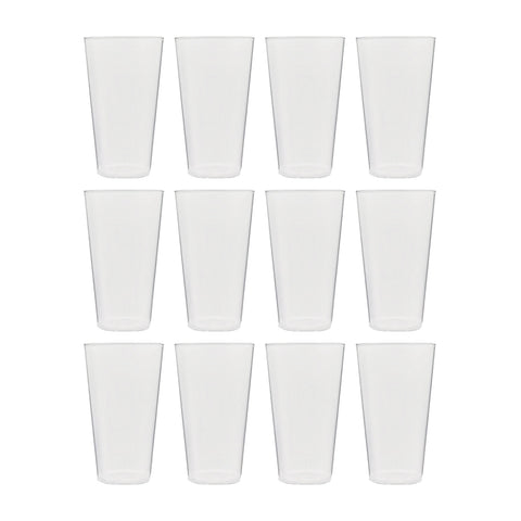 Round Clear Polycarbonate Tumbler  dia.3.5" h:6" 17 oz. (Set of 12)