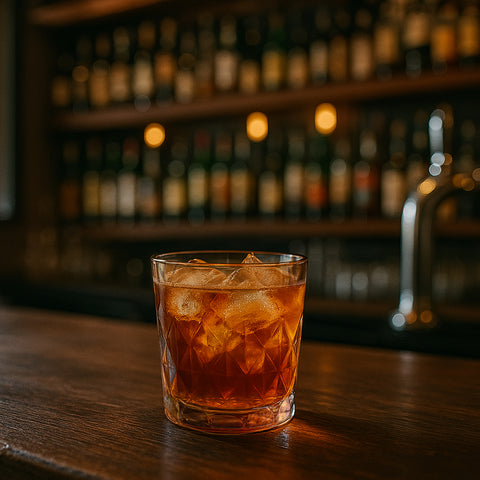 Prism dia.3.5" h:3.5" 10 oz. Round Amber Polycarbonate Rocks/Old Fashioned (Set of 6)