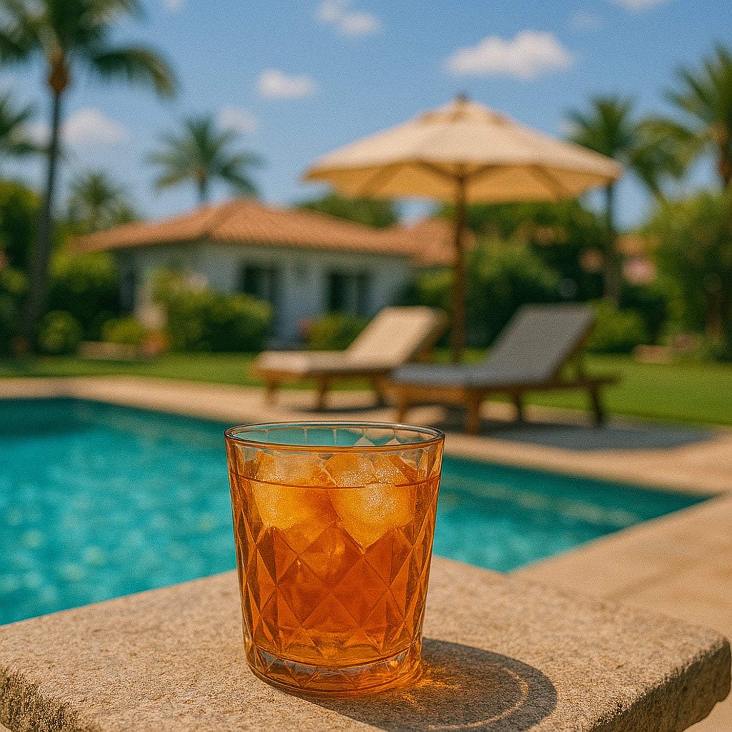 Prism dia.3.5" h:3.5" 10 oz. Round Amber Polycarbonate Rocks/Old Fashioned (Set of 6)