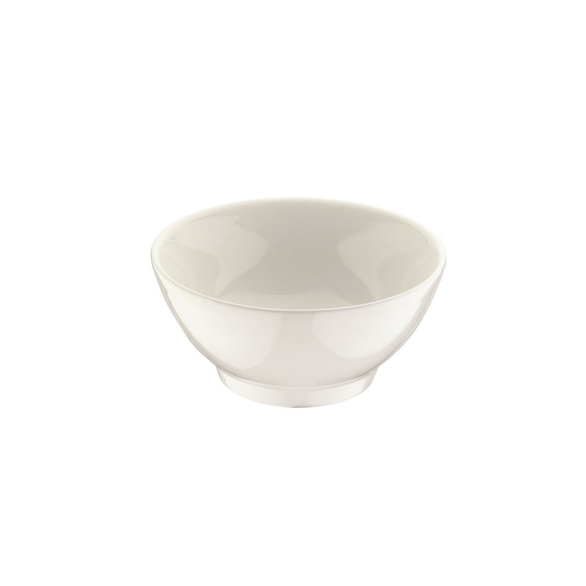 Gourmet dia.5.5" h:2.75" 15 oz. Round Warm White Vitrified Bowl (Set of 4)