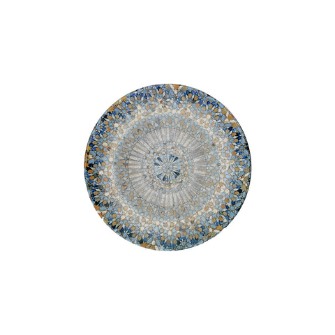 Bonna China Luca Mosaic Matte dia.10.75" h:2.25" 16 oz. Round Decorated Porcelain Bowl (Set of 2)