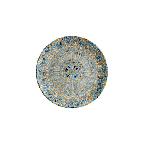 Bonna China Luca Mosaic Matte dia.10.5"  Round Decorated Porcelain Plate (Set of 4)