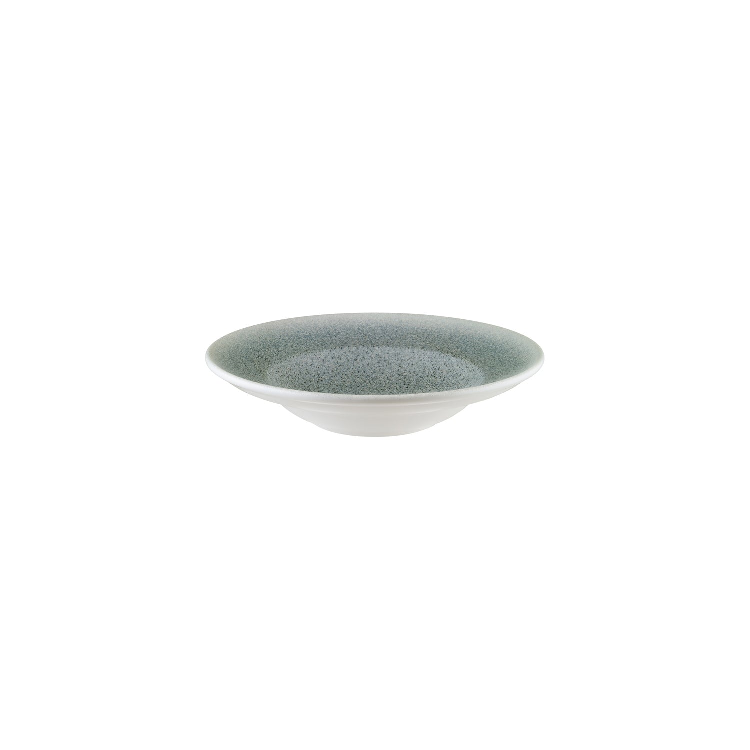 Bonna China Luca Ocean Matte dia.9.5" h:2" 14 oz. Round Blue Porcelain Bowl (Set of 2)
