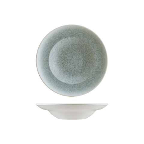 Bonna China Luca Ocean Matte dia.10.75" h:2.25" 16 oz. Round Blue Porcelain Bowl (Set of 2)