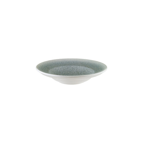 Bonna China Luca Ocean Matte dia.10.75" h:2.25" 16 oz. Round Blue Porcelain Bowl (Set of 2)