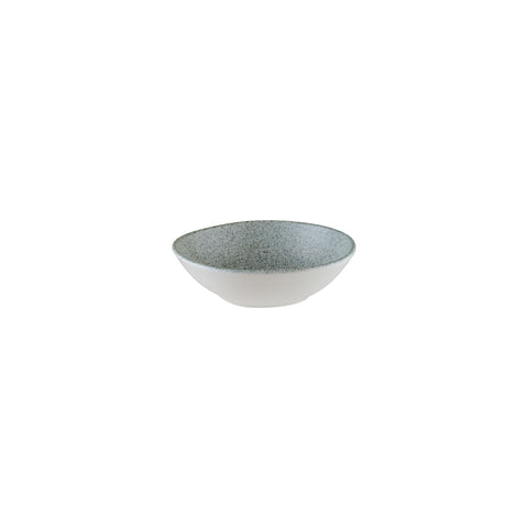 Bonna China Luca Ocean Matte 7" x 6.5" x h:2" 17 oz. Organic Blue Porcelain Bowl (Set of 4)