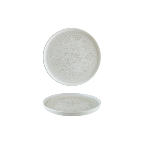 Bonna China Luna dia.8.75"  Round White Porcelain Plate (Set of 4)