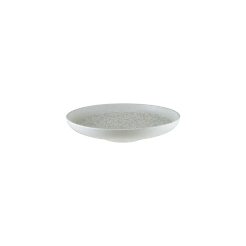 Bonna China Luna dia.9.75" h:2" Round White Porcelain Deep Plate