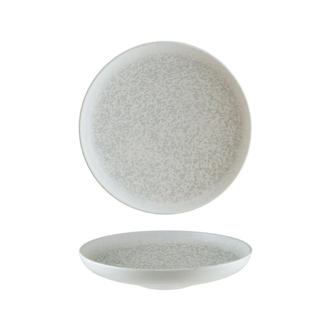 Bonna China Luna dia.10.75" h:2.25" Round White Porcelain Deep Plate