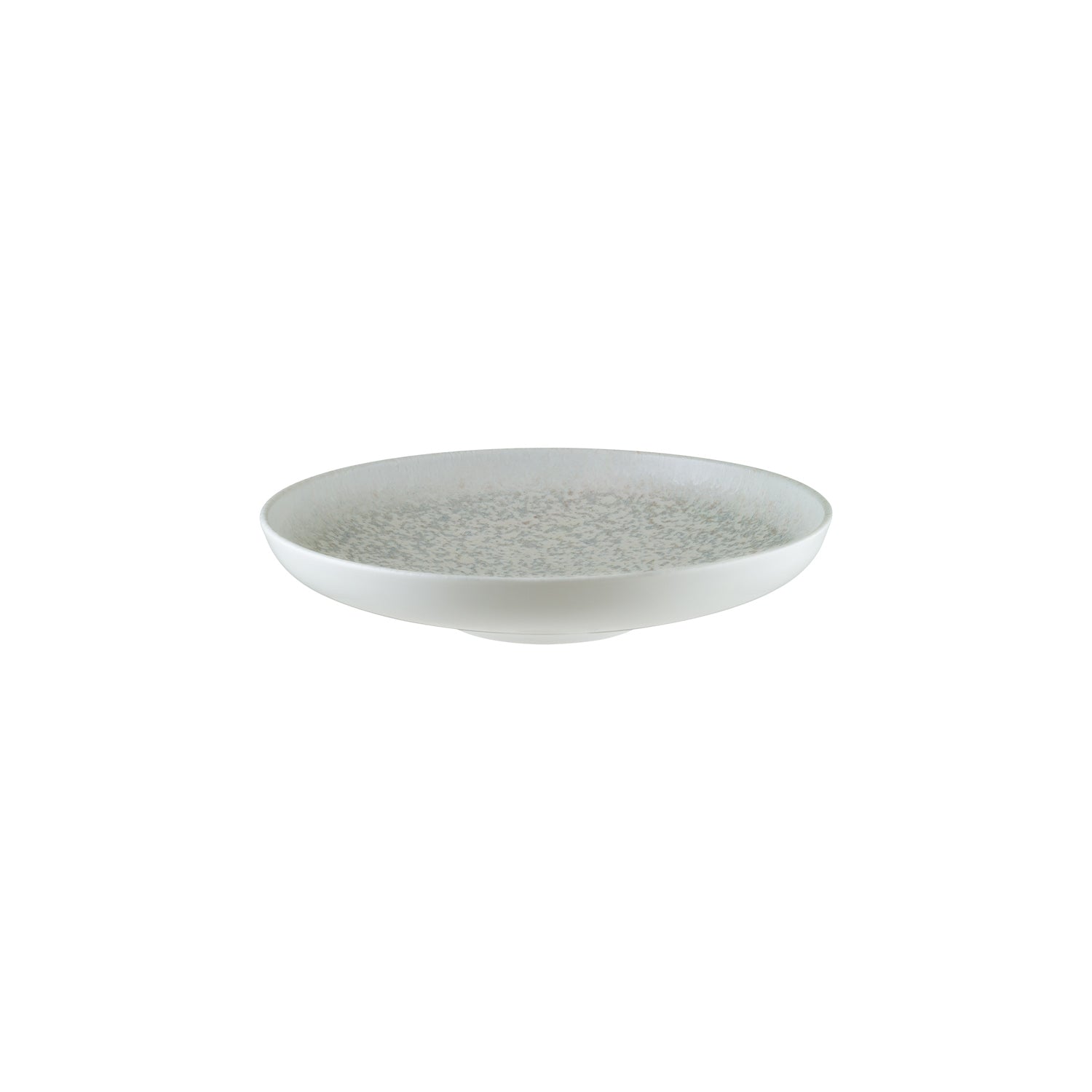 Bonna China Luna dia.10.75" h:2.25" Round White Porcelain Deep Plate