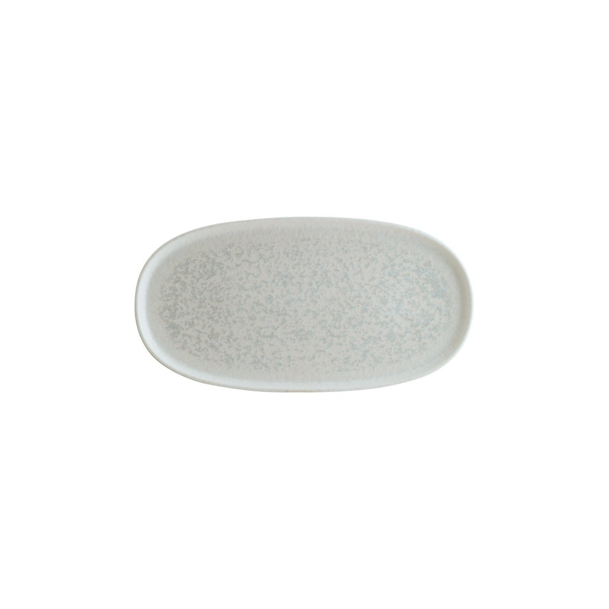 Luna Bonna 12" x 6.25" x h:0.75" Oval White Vitrified Platter (1 each)