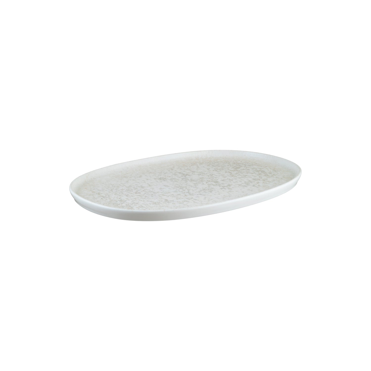 Bonna China Luna 13" x 9" x h:0.75" Oval White Porcelain Platter