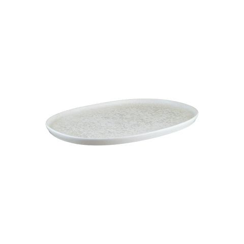 Bonna China Luna 13" x 9" x h:0.75" Oval White Porcelain Platter