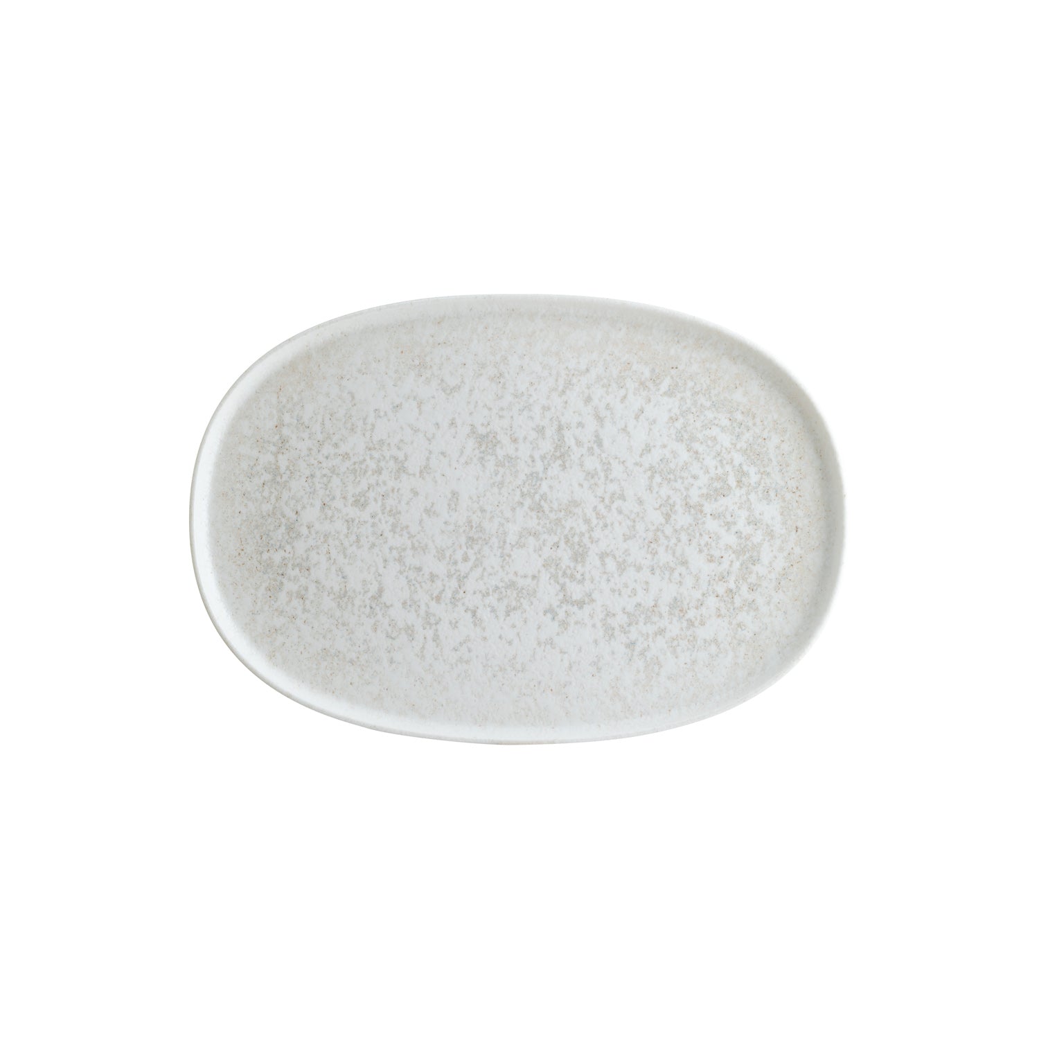 Bonna China Luna 13" x 9" x h:0.75" Oval White Porcelain Platter