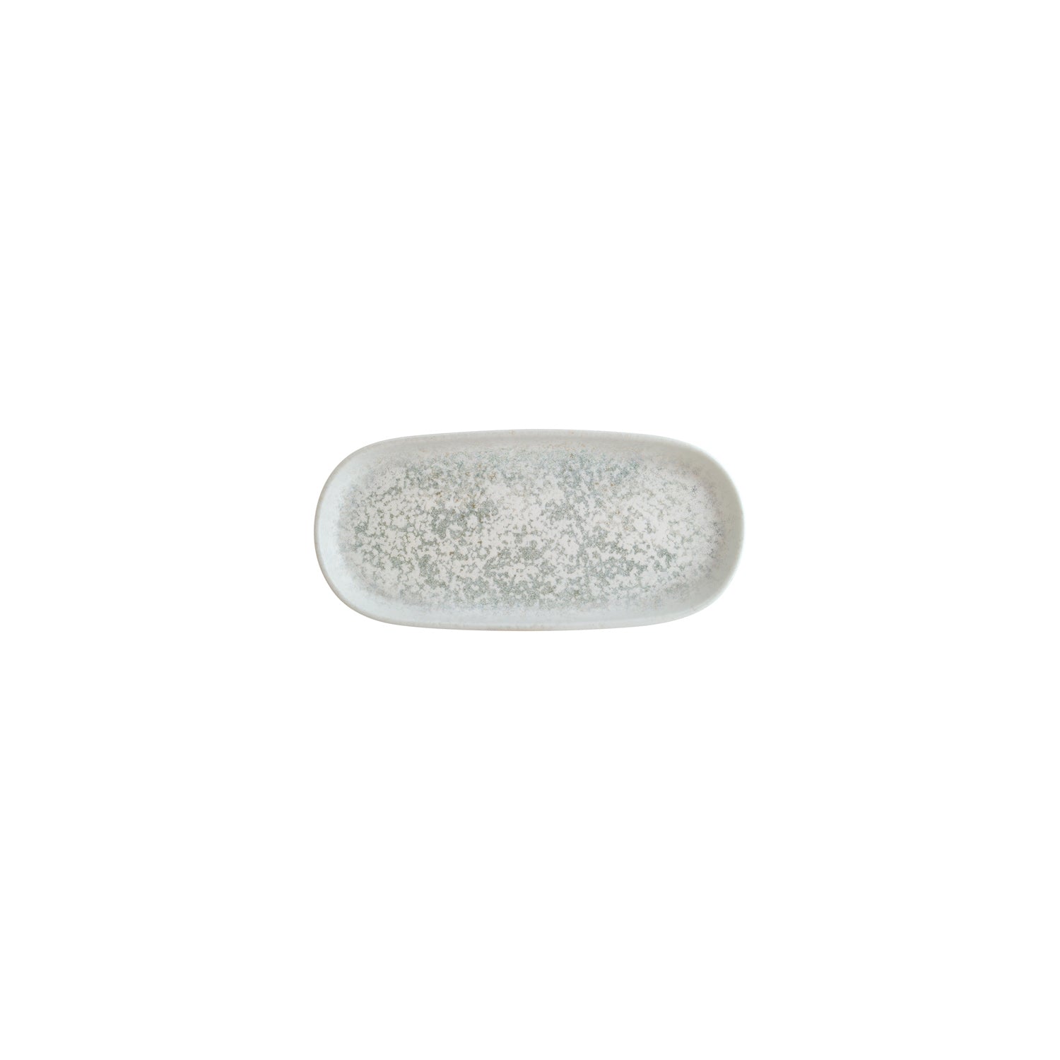 Bonna China Luna Ocean 8.5" x 4" x h:0.75" Oval Blue Porcelain Platter (Set of 2)