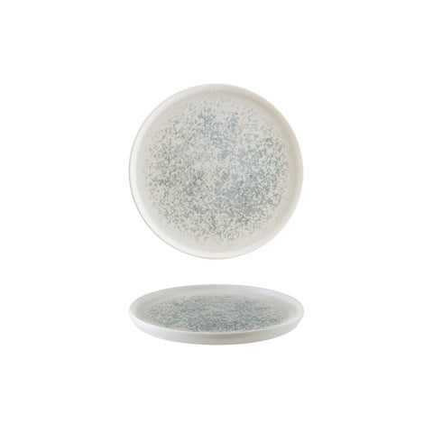 Bonna China Luna Ocean dia.8.75"  Round Blue Porcelain Plate (Set of 4)