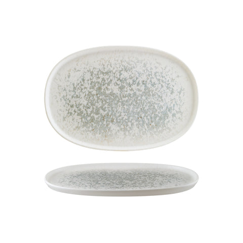 Bonna China Luna Ocean 13" x 9" x h:0.75" Oval Blue Porcelain Platter