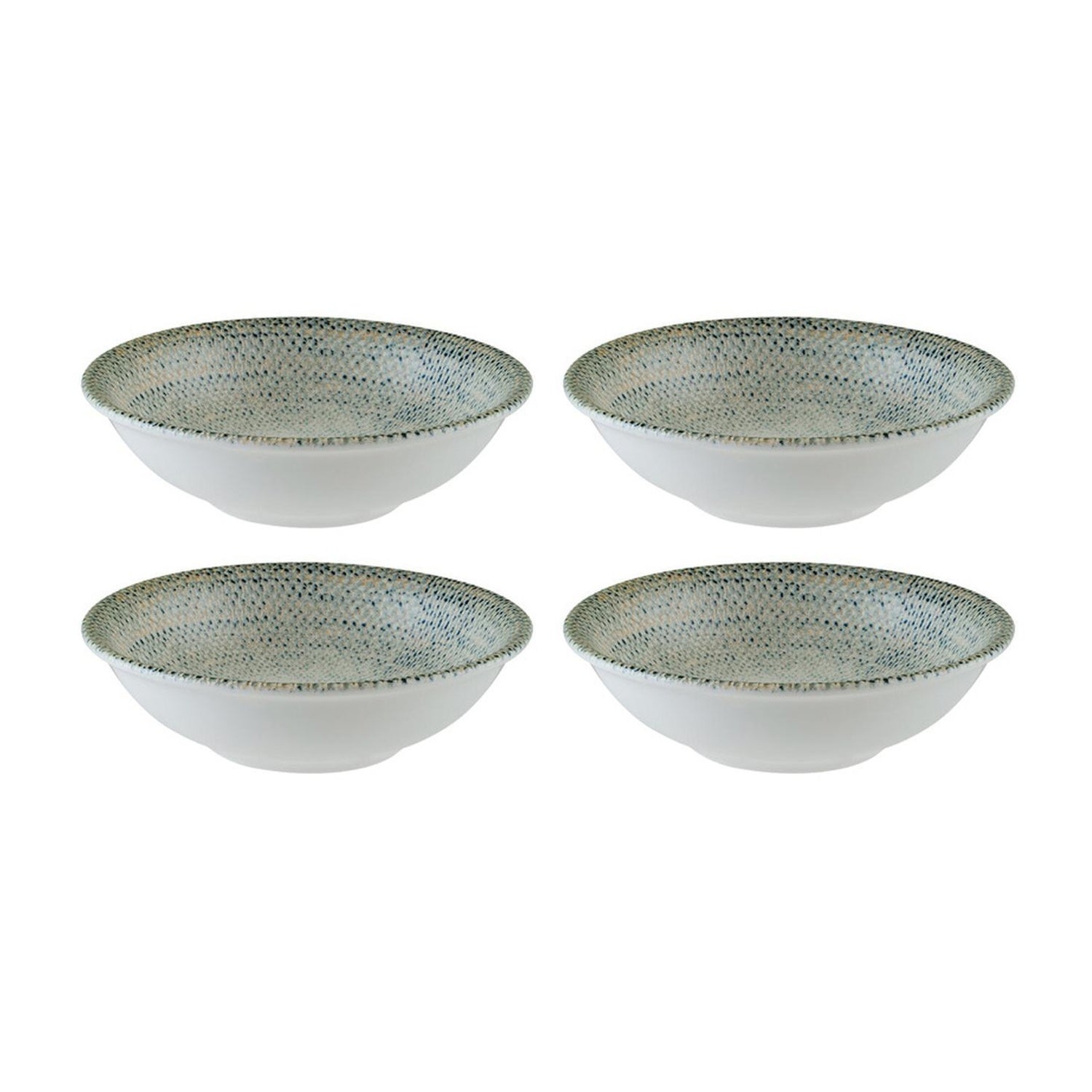 Bonna China Sway dia.5.25" h:1.5" 7 oz. Round Decorated Porcelain Bowl (Set of 4)