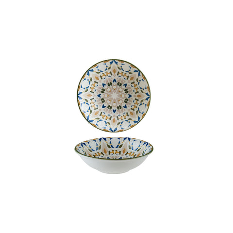 Tenango dia.5.25" h:1.5" 7 oz. Round Decorated Porcelain Bowl (Set of 4)