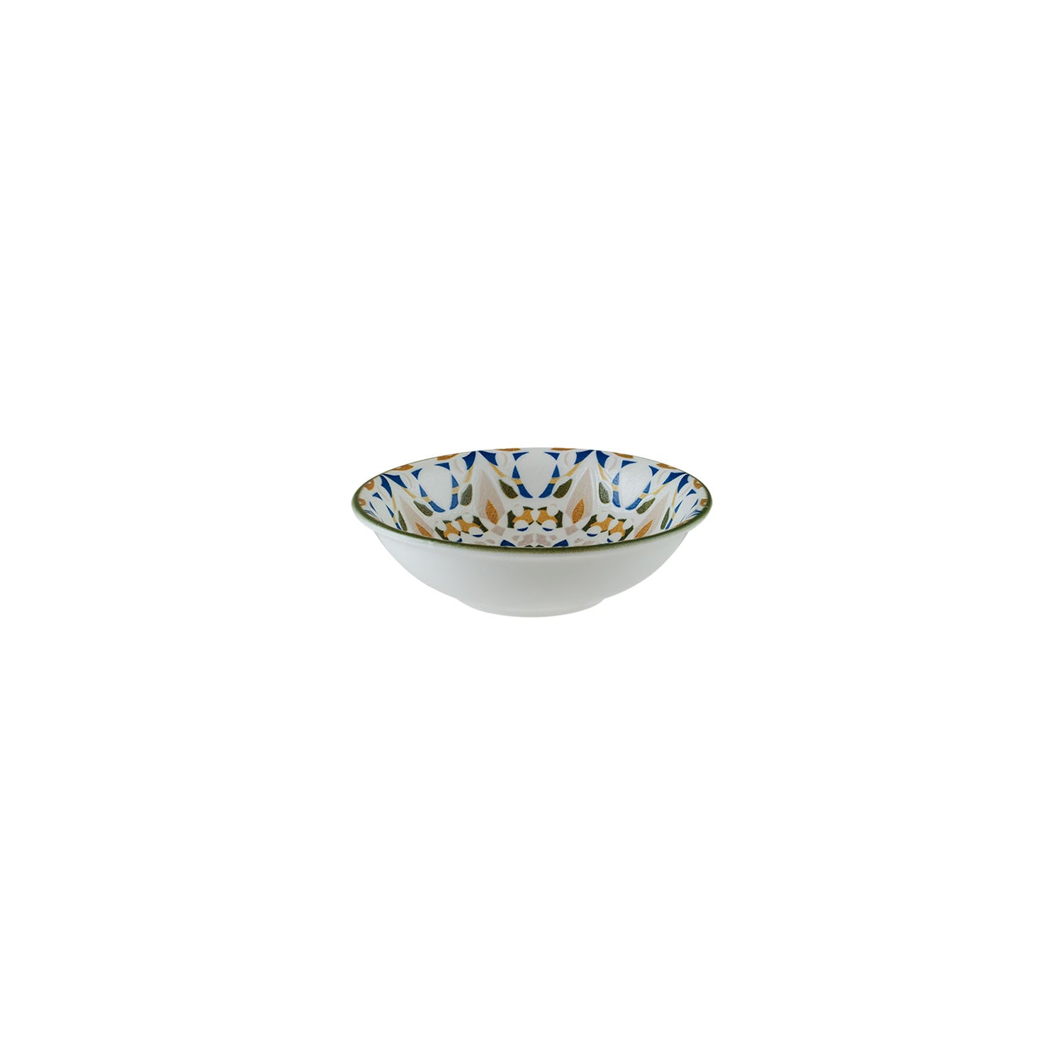 Tenango dia.5.25" h:1.5" 7 oz. Round Decorated Porcelain Bowl (Set of 4)