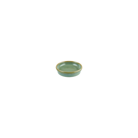 Bonna China Sage dia.4" h:1" 1 oz. Round Green Porcelain Bowl (Set of 4)