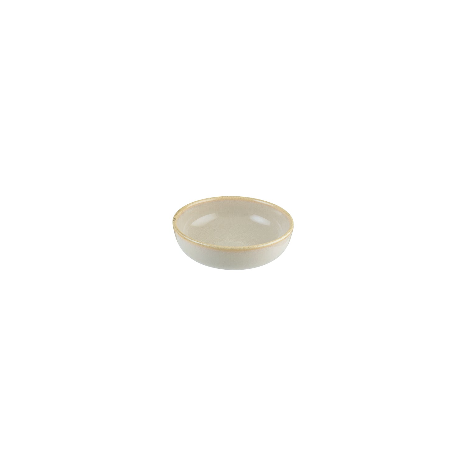 Bonna China Sand dia.5.5" h:2" 15 oz. Round Beige Porcelain Bowl (Set of 4)