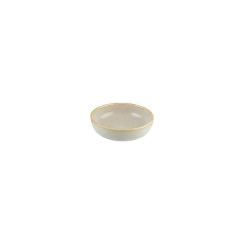 Bonna China Sand dia.5.5" h:2" 15 oz. Round Beige Porcelain Bowl (Set of 4)