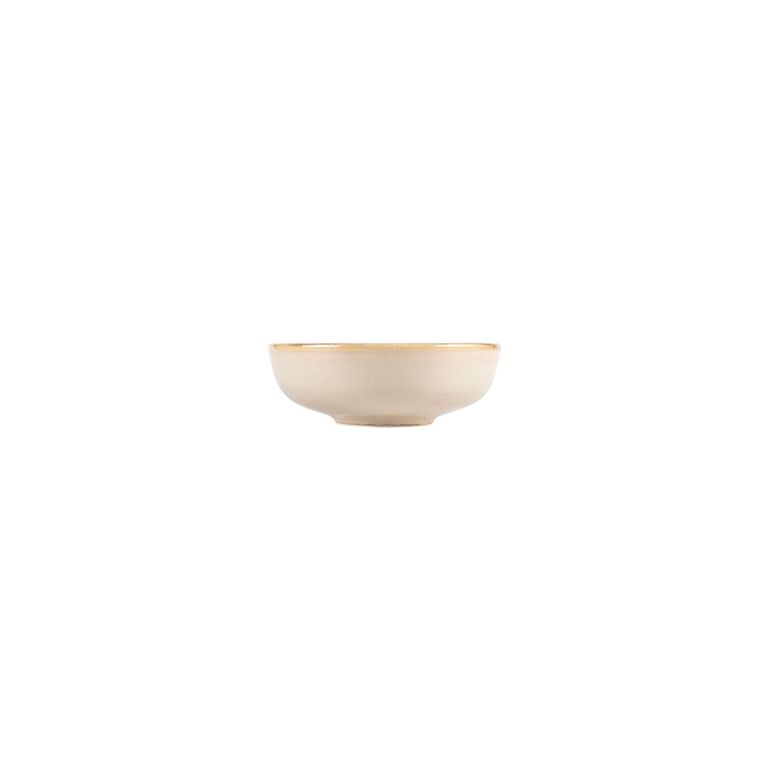 Bonna China Sand dia.5.5" h:2" 15 oz. Round Beige Porcelain Bowl (Set of 4)