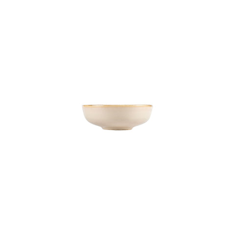 Bonna China Sand dia.5.5" h:2" 15 oz. Round Beige Porcelain Bowl (Set of 4)